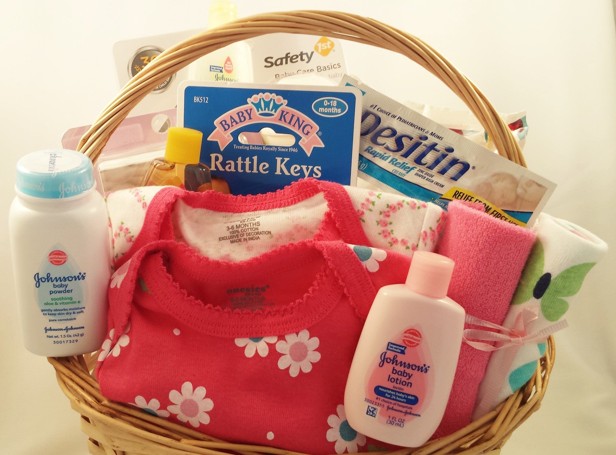 Newborn baby 2024 girl basket